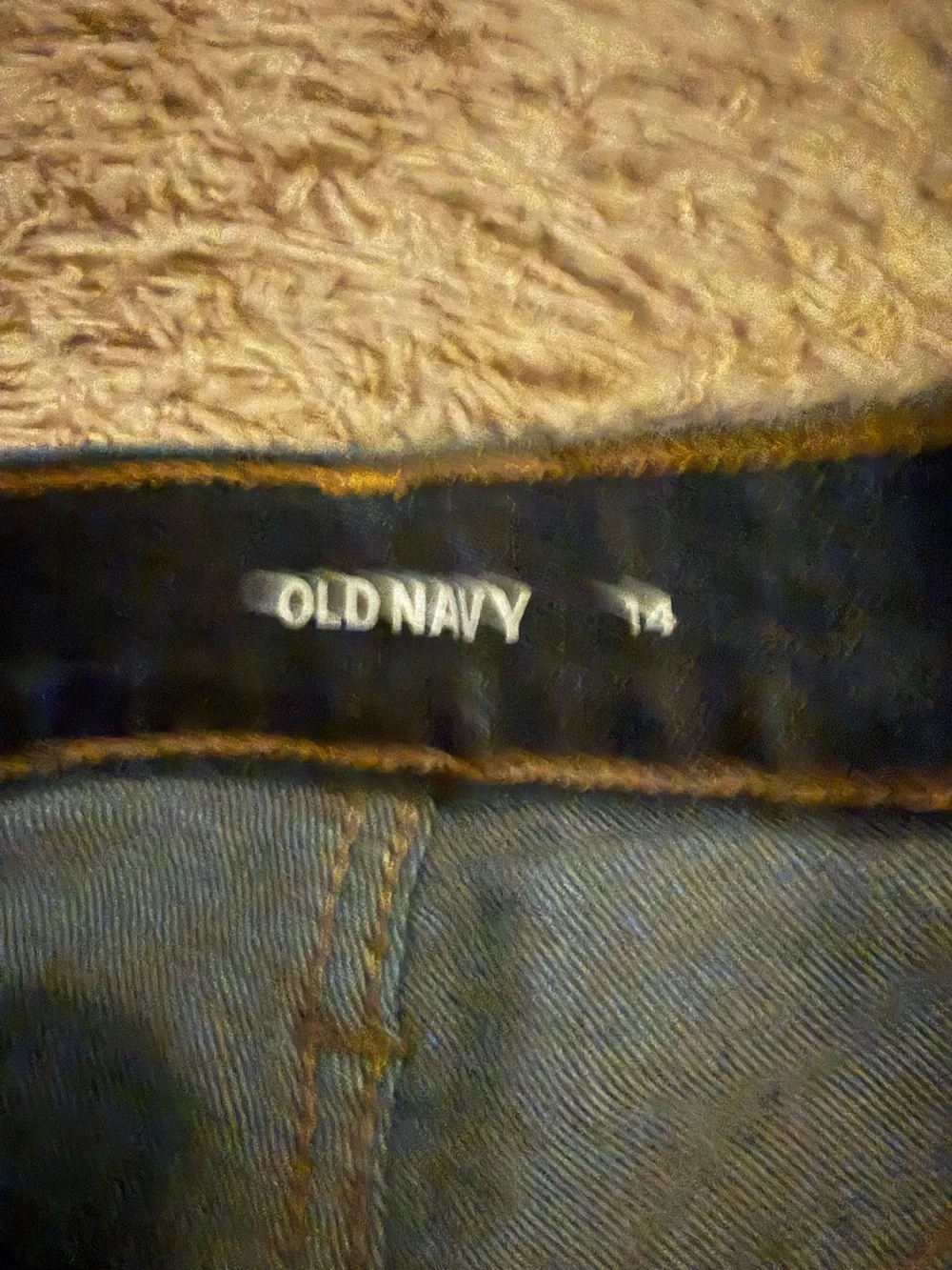 Old Navy Dark Blue Rolled Cuff Denim Shorts